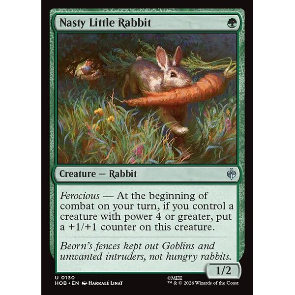 The Hobbit - 130 - Nasty Little Rabbit - Uncommon - G - Non-foil (Front)