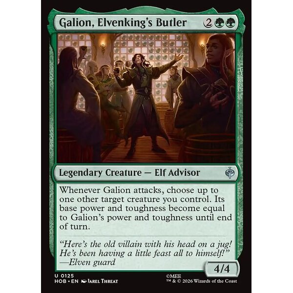 The Hobbit - 125 - Galion, Elvenking's Butler - Uncommon - G - Non-foil (Front)