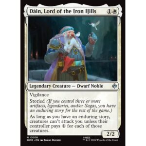 The Hobbit - 8 - Dáin, Lord of the Iron Hills - Uncommon - W - Non-foil (Front)