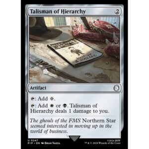 Fallout - 247 - Talisman of Hierarchy - Uncommon - C - Non-foil