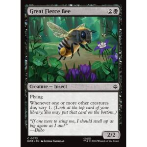 The Hobbit - 73 - Great Fierce Bee - Common - B - Non-foil (Front)