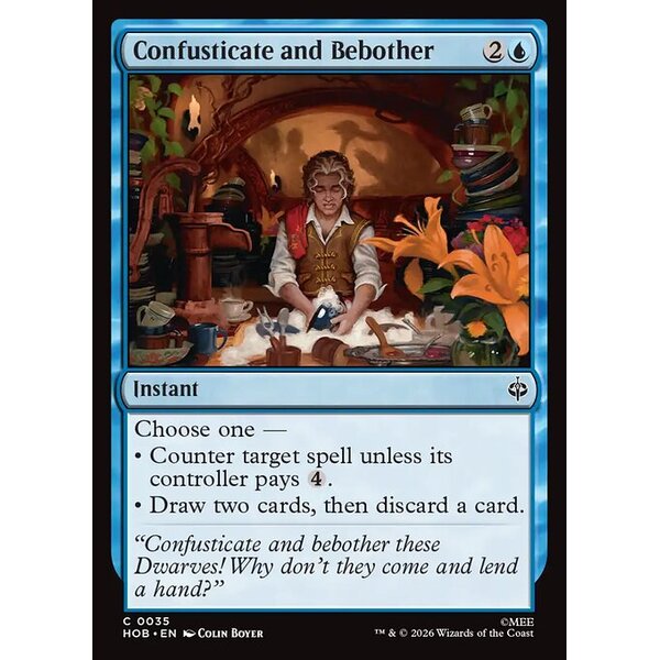 The Hobbit - 35 - Confusticate and Bebother - Common - U - Non-foil (Front)