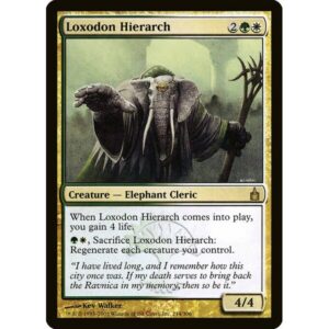 Ravnica: City of Guilds - 214 - Loxodon Hierarch - Rare - WG - Non-foil (Front)