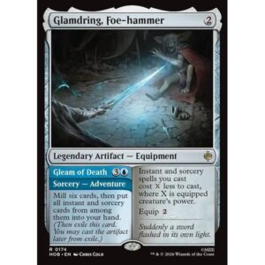 The Hobbit - 174 - Glamdring, Foe-hammer // Gleam of Death - Rare - C - Non-foil (Front)