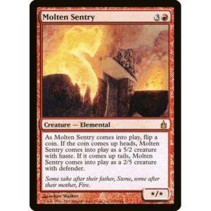 Ravnica: City of Guilds - 136 - Molten Sentry - Rare - R - Non-foil (Front)