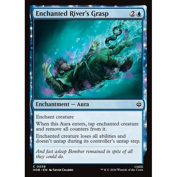 The Hobbit - 39 - Enchanted River's Grasp - Common - U - Non-foil (Front)