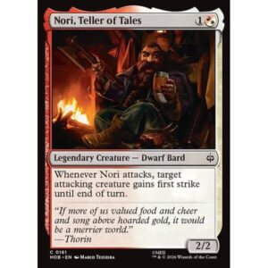 The Hobbit - 161 - Nori, Teller of Tales - Common - WR - Non-foil (Front)