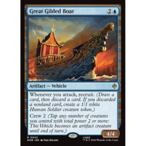 The Hobbit - 42 - Great Gilded Boat - Rare - U - Non-foil (Front)