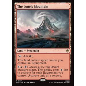 The Hobbit - 187 - The Lonely Mountain - Rare - C - Non-foil (Front)
