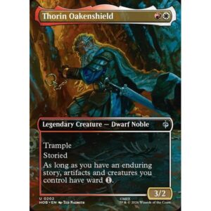 The Hobbit - 202 - Thorin Oakenshield - Uncommon - WR - Non-foil (Front)