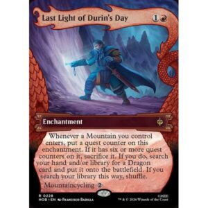 The Hobbit - 228 - Last Light of Durin's Day - Rare - R - Non-foil (Front)