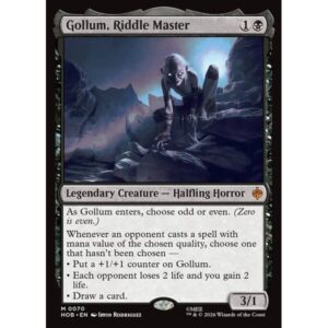 The Hobbit - 70 - Gollum, Riddle Master - Mythic - B - Non-foil (Front)