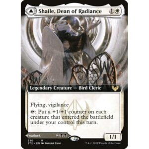 Strixhaven: School of Mages - 330 - Shaile, Dean of Radiance // Embrose, Dean of Shadow - Rare - C - Foil