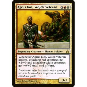 Ravnica: City of Guilds - 190 - Agrus Kos, Wojek Veteran - Rare - WR - Non-foil (Front)