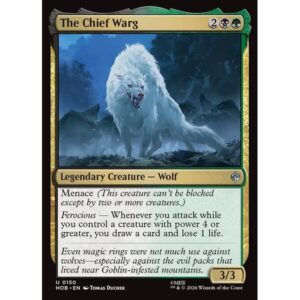 The Hobbit - 150 - The Chief Warg - Uncommon - BG - Non-foil (Front)