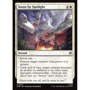 The Hobbit - 27 - Stone by Sunlight - Uncommon - W - Non-foil (Front)