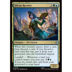 The Hobbit - 163 - Silvan Reveler - Uncommon - UG - Non-foil (Front)