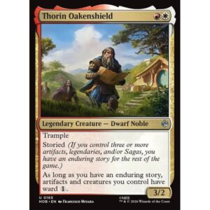 The Hobbit - 165 - Thorin Oakenshield - Uncommon - WR - Non-foil (Front)