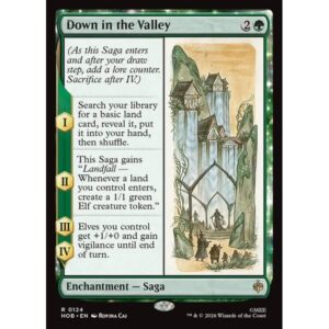 The Hobbit - 124 - Down in the Valley - Rare - G - Non-foil (Front)