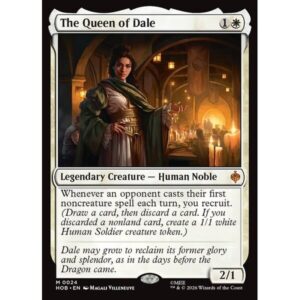 The Hobbit - 24 - The Queen of Dale - Mythic - W - Non-foil (Front)