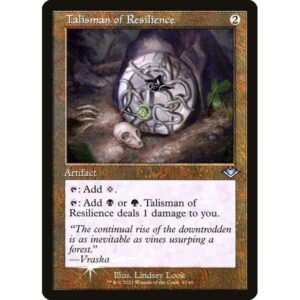 Modern Horizons 1 Timeshifts - 37 - Talisman of Resilience - Uncommon - C - Foil Etched (Front)