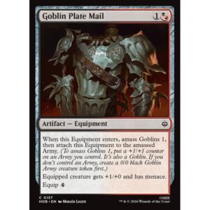 The Hobbit - 157 - Goblin Plate Mail - Common - BR - Non-foil (Front)