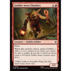 The Hobbit - 100 - Goblin-town Flunkies - Common - R - Non-foil (Front)