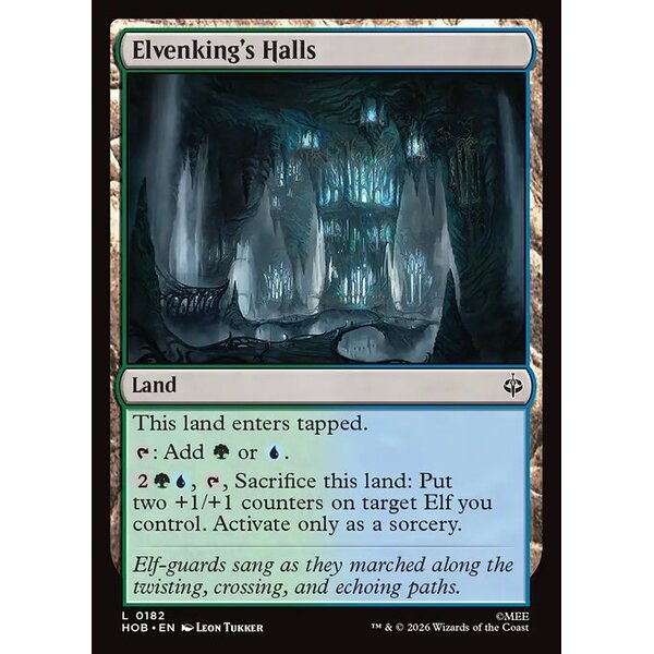 The Hobbit - 182 - Elvenking's Halls - Common - C - Non-foil (Front)