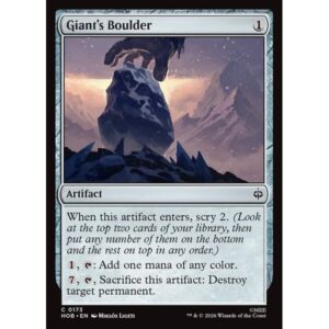 The Hobbit - 173 - Giant's Boulder - Common - C - Non-foil (Front)