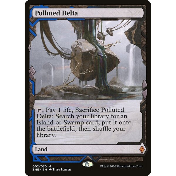 Zendikar Rising Expeditions - 2 - Polluted Delta - Mythic - C - Foil