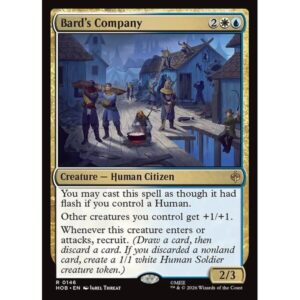 The Hobbit - 146 - Bard's Company - Rare - WU - Non-foil (Front)