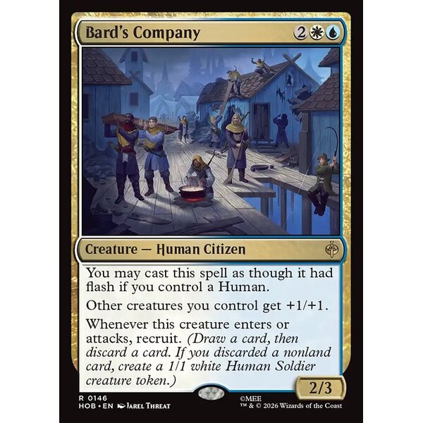 The Hobbit - 146 - Bard's Company - Rare - WU - Non-foil (Front)
