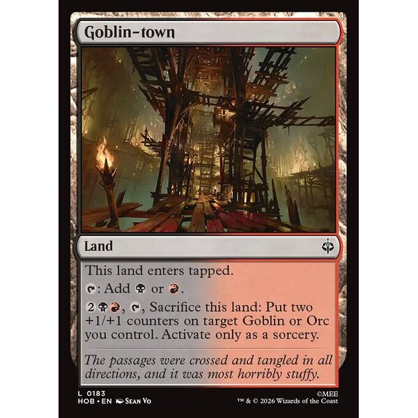 The Hobbit - 183 - Goblin-town - Common - C - Non-foil (Front)