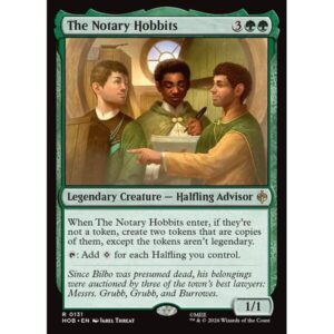 The Hobbit - 131 - The Notary Hobbits - Rare - G - Non-foil (Front)