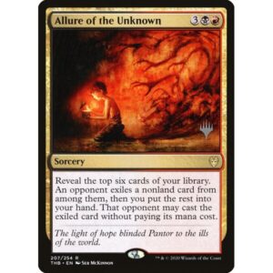 Theros Beyond Death Promos - 207p - Allure of the Unknown - Rare - BR - Foil - Promo