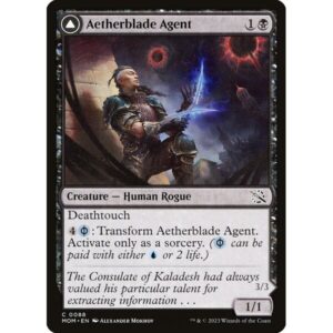 March of the Machine - 88 - Aetherblade Agent // Gitaxian Mindstinger - Common - C - Foil