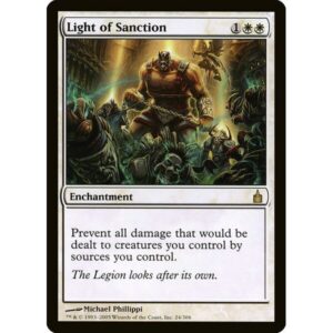Ravnica: City of Guilds - 24 - Light of Sanction - Rare - W - Non-foil (Front)