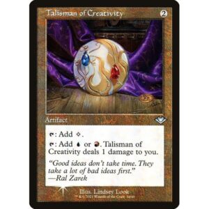 Modern Horizons 1 Timeshifts - 34 - Talisman of Creativity - Uncommon - C - Foil Etched (Front)