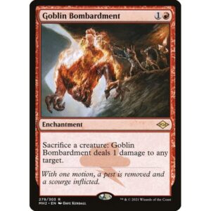 Modern Horizons 2 - 279 - Goblin Bombardment - Rare - R - Foil