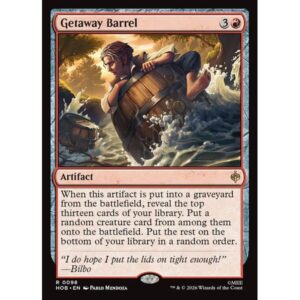 The Hobbit - 98 - Getaway Barrel - Rare - R - Non-foil (Front)