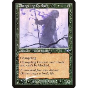 Modern Horizons 1 Timeshifts - 12 - Changeling Outcast - Uncommon - B - Foil Etched (Front)