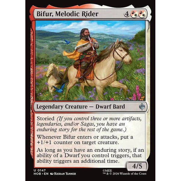 The Hobbit - 147 - Bifur, Melodic Rider - Uncommon - WR - Non-foil (Front)