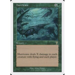 Seventh Edition - 252 - Hurricane - Rare - G - Non-foil (Front)