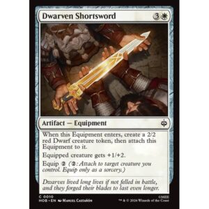 The Hobbit - 10 - Dwarven Shortsword - Common - W - Non-foil (Front)