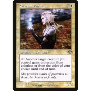 Modern Horizons 1 Timeshifts - 3 - Giver of Runes - Rare - W - Foil (Front)