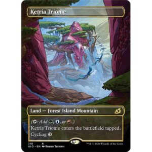 Ikoria: Lair of Behemoths - 310 - Ketria Triome - Rare - C - Foil