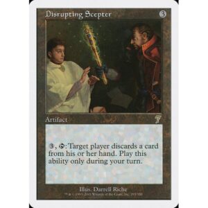 Seventh Edition - 293 - Disrupting Scepter - Rare - C - Non-foil (Front)