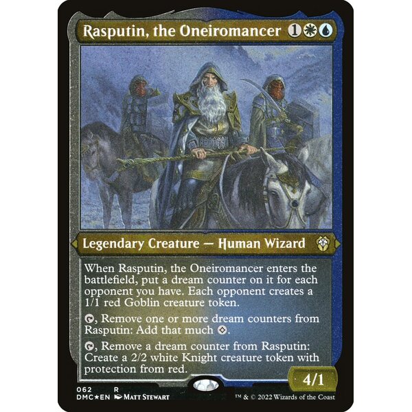 Dominaria United Commander - 62 - Rasputin, the Oneiromancer - Rare - WU - Non-foil