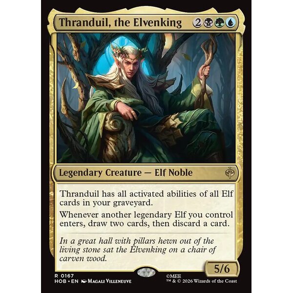 The Hobbit - 167 - Thranduil, the Elvenking - Rare - Multi - Non-foil (Front)