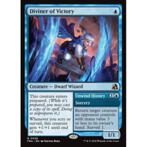 Reality Fracture - 28 - Diviner of Victory // Unwind History - Rare - U - Non-foil (Front)